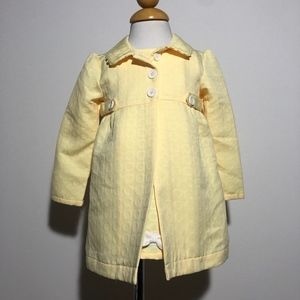 NEW Holiday Edition set dress coat & dress size 2T